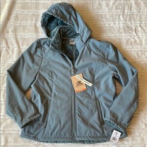 Blue Hooded Jacket